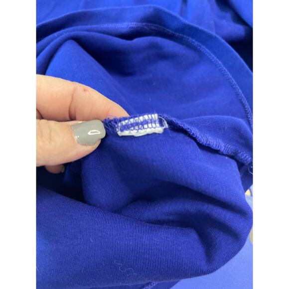 Chico's Tee shirt T blouse top women's 16 blue bright half sleeve soft comfy - Picture 6 of 12